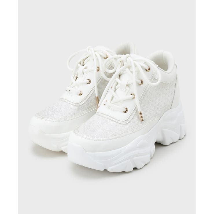 インヒールシフォンリボンスニーカー | ESPERANZA | 詳細画像19 