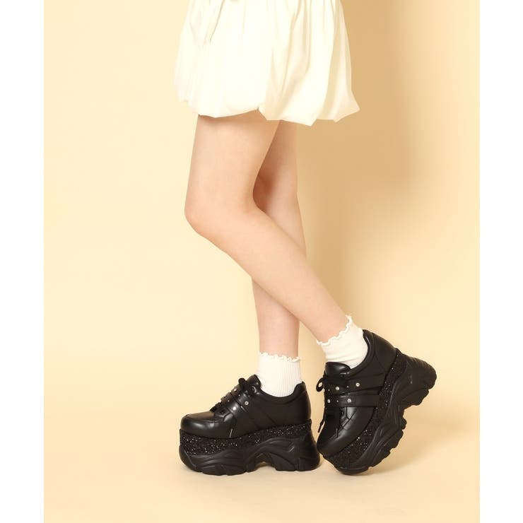 ラインストーンスタッズ厚底スニーカー | ESPERANZA | 詳細画像3 