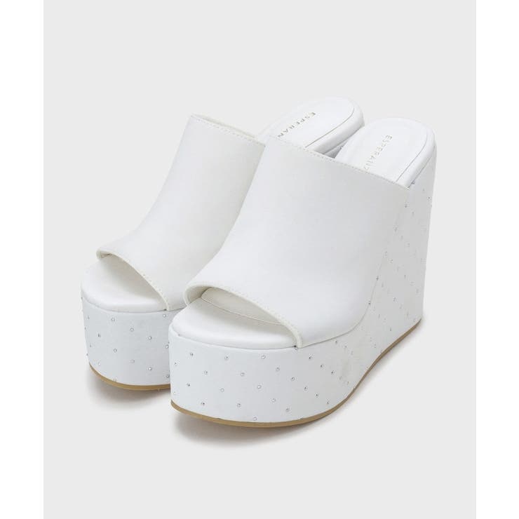 ラインストーンウエッジミュール | ESPERANZA | 詳細画像10 