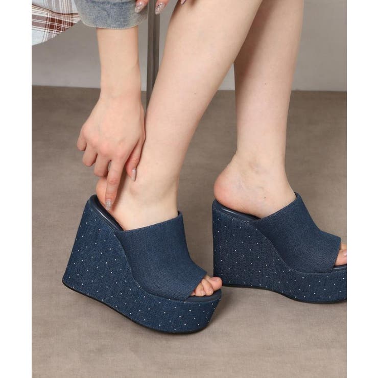 ラインストーンウエッジミュール | ESPERANZA | 詳細画像23 