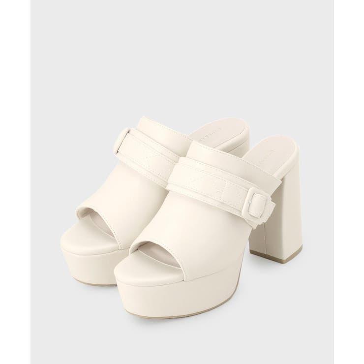 【ラク盛り／サンダル】リピーター続出／脚長美脚 ベルト付き2WAYミュール | ESPERANZA | 詳細画像11 