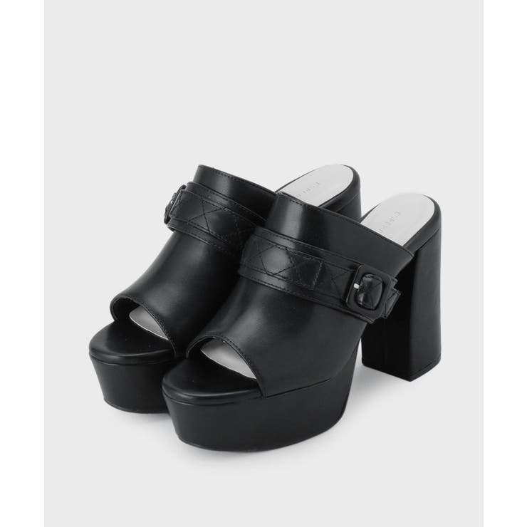 【ラク盛り／サンダル】リピーター続出／脚長美脚 ベルト付き2WAYミュール | ESPERANZA | 詳細画像8 