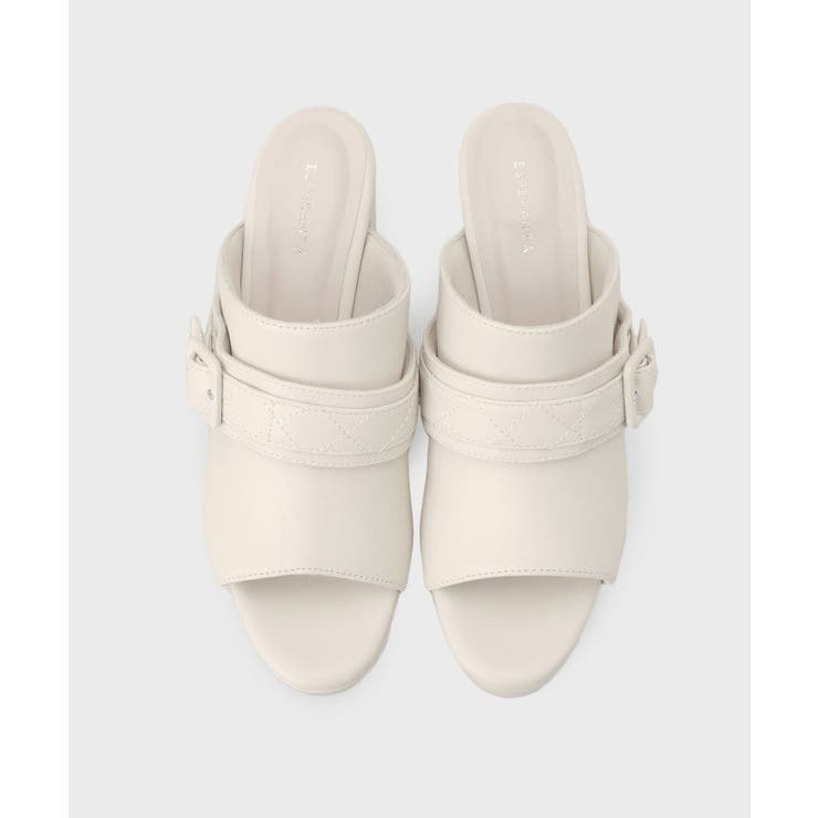 【ラク盛り／サンダル】リピーター続出／脚長美脚 ベルト付き2WAYミュール | ESPERANZA | 詳細画像15 