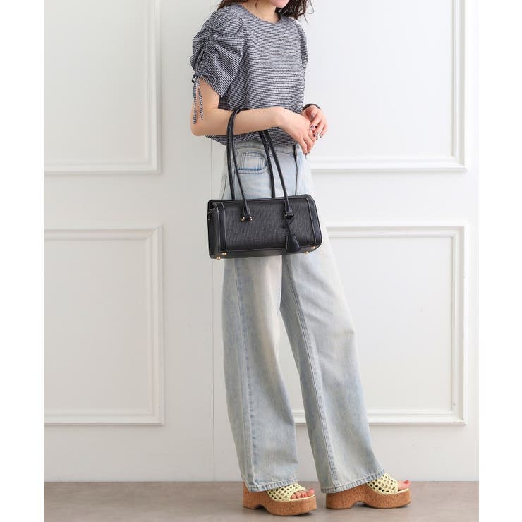 【EC限定】雑材ボックストートバッグ | ESPERANZA | 詳細画像3 