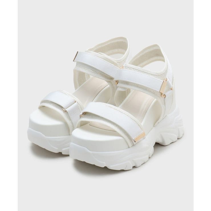 【SPORTS SANDAL COLLECTION】厚底グリッターベルクロスポサ… | ESPERANZA | 詳細画像9 