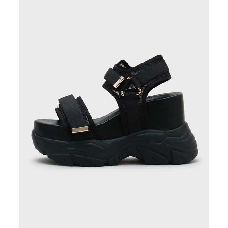 【SPORTS SANDAL COLLECTION】厚底グリッターベルクロスポサ… | ESPERANZA | 詳細画像12 
