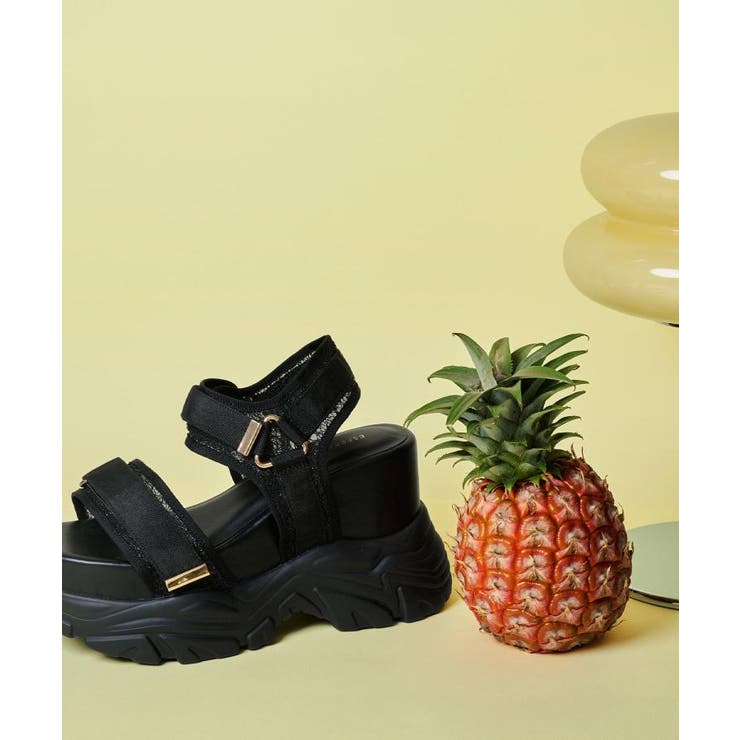 【SPORTS SANDAL COLLECTION】厚底グリッターベルクロスポサ… | ESPERANZA | 詳細画像20 