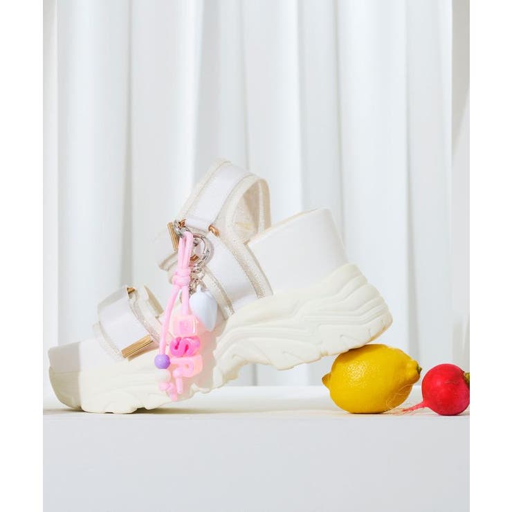 【SPORTS SANDAL COLLECTION】厚底グリッターベルクロスポサ… | ESPERANZA | 詳細画像1 