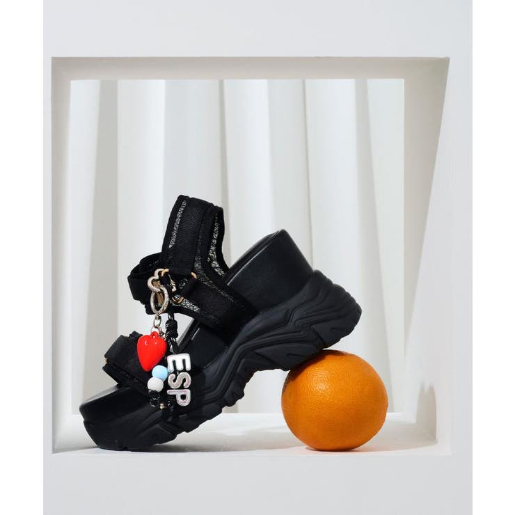 【SPORTS SANDAL COLLECTION】厚底グリッターベルクロスポサ… | ESPERANZA | 詳細画像5 