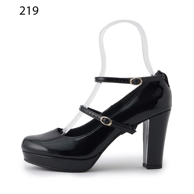5WAYチャンキーヒール厚底パンプス[品番:WRDW0159854 5WAYチャンキーヒール厚底パンプス[品番:WRDW0159854