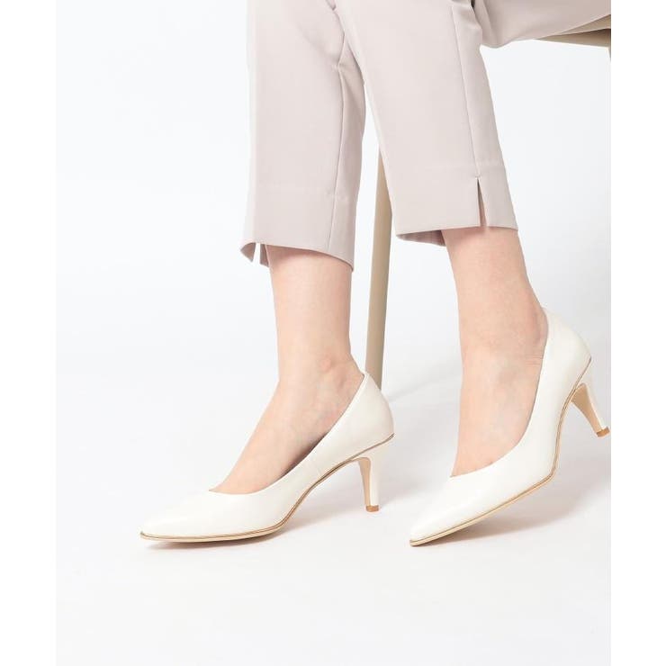 アイボリー(004) | 【12時間パンプス】約7.5㎝ 歩きやすくて疲れにくい | ESPERANZA