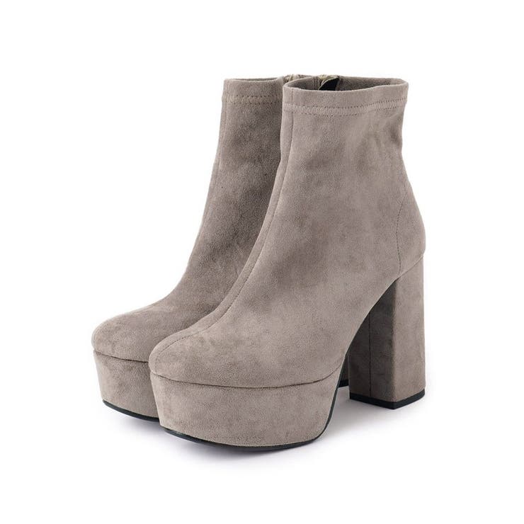 新色追加リピーター続出 脚長美脚 厚底ショートブーツ | ESPERANZA | 詳細画像35 