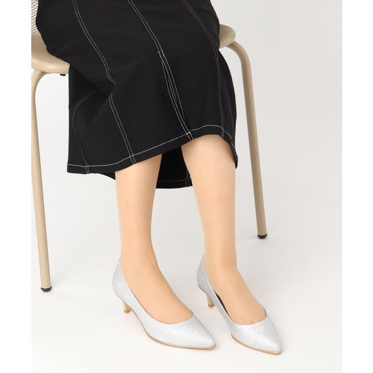 履きやすいパンプスヒール約5.5cm/グリッター | ESPERANZA | 詳細画像19 