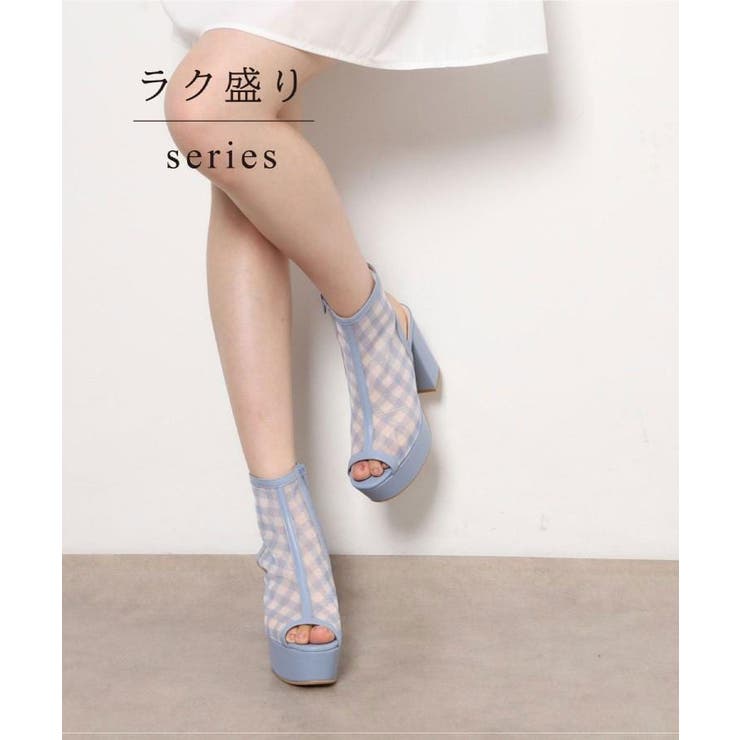【ラク盛り/約12㎝】ラク盛り厚底ブーツサンダル | ESPERANZA | 詳細画像27 