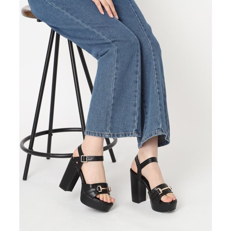 アッパービット厚底ヒールサンダル | ESPERANZA | 詳細画像32 