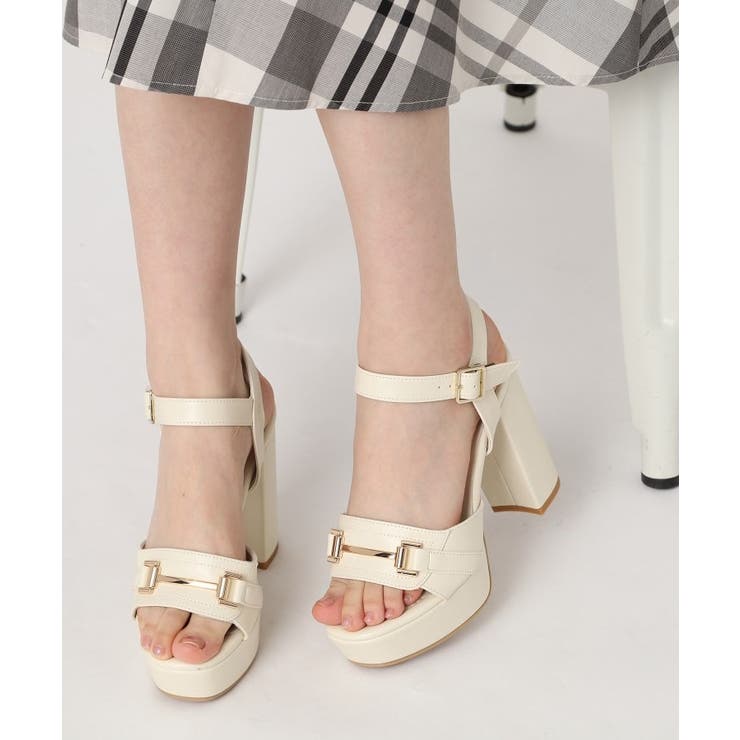 アッパービット厚底ヒールサンダル | ESPERANZA | 詳細画像35 