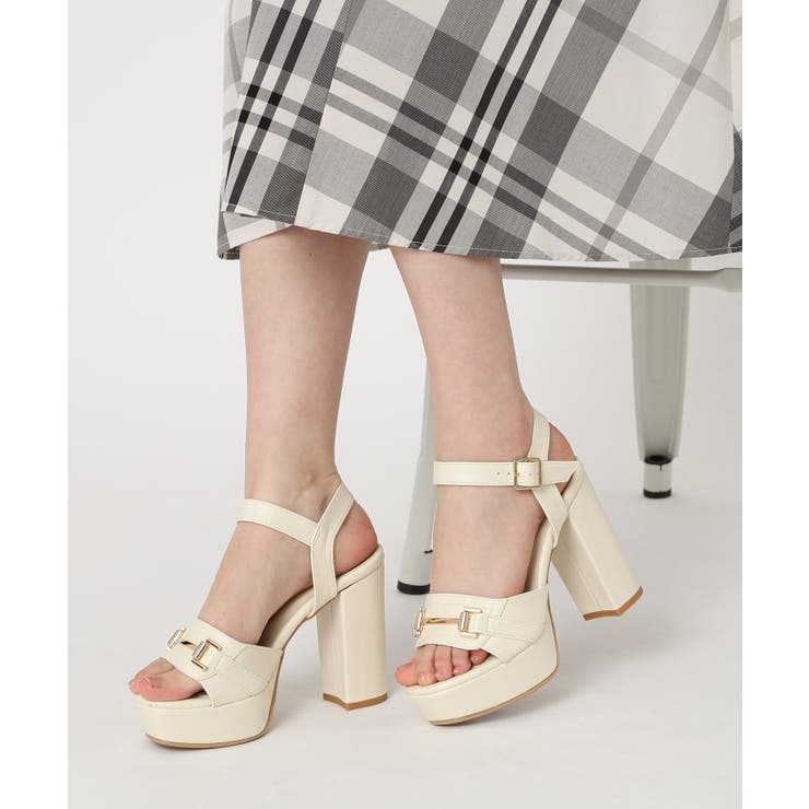 アッパービット厚底ヒールサンダル | ESPERANZA | 詳細画像36 