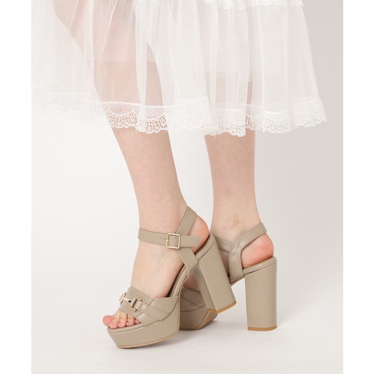 アッパービット厚底ヒールサンダル | ESPERANZA | 詳細画像41 