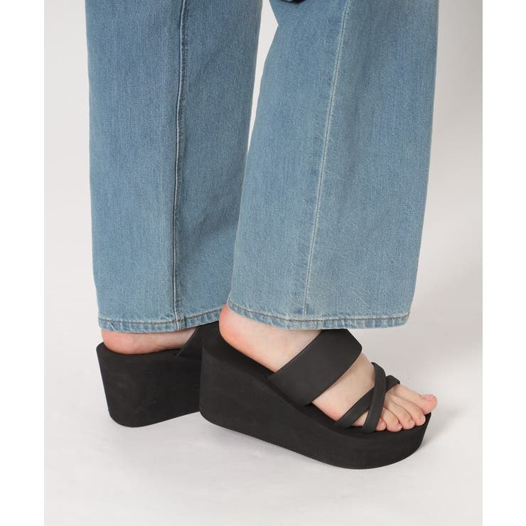 ★PEDRO★Elsa Wedge Slides 厚底 サンダル/送料込 アールアンドイー R&E 【2025SS新作】【R&E】ステッチクロス