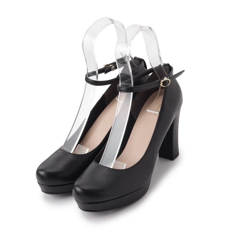 ブラックスムース(019) | 3WAYチャンキーヒールパンプス | ESPERANZA