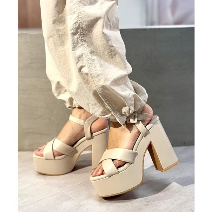 【ラク盛り／サンダル】リピーター続出／脚長美脚 ラク盛り厚底サンダル | ESPERANZA | 詳細画像5 