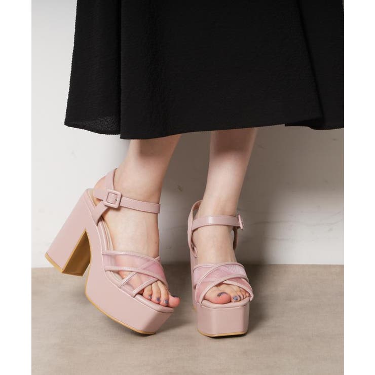 【ラク盛り／サンダル】リピーター続出／脚長美脚 ラク盛り厚底サンダル | ESPERANZA | 詳細画像28 