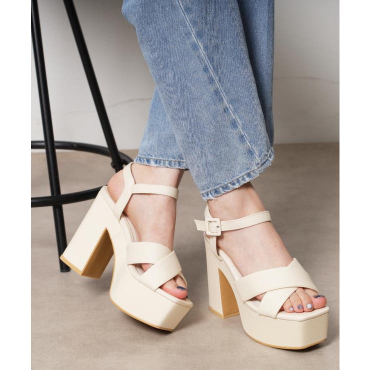 【ラク盛り／サンダル】リピーター続出／脚長美脚 ラク盛り厚底サンダル | ESPERANZA | 詳細画像11 