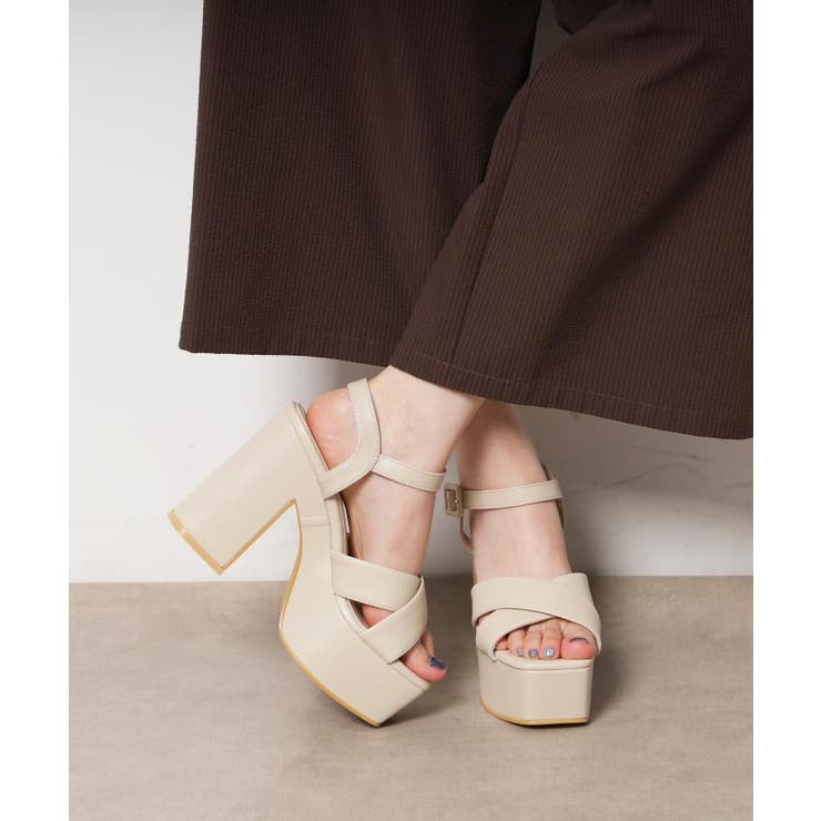 【ラク盛り／サンダル】リピーター続出／脚長美脚 ラク盛り厚底サンダル | ESPERANZA | 詳細画像3 
