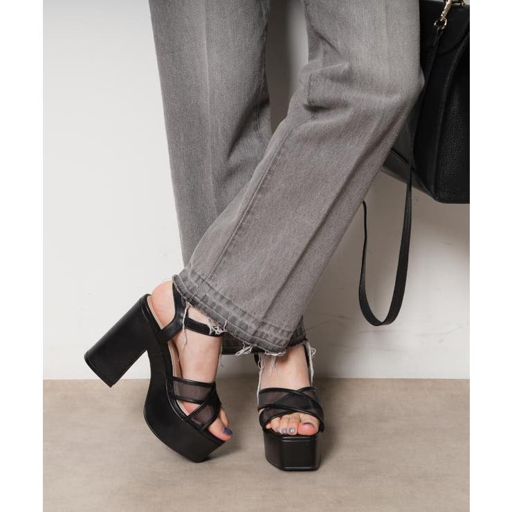 【ラク盛り／サンダル】リピーター続出／脚長美脚 ラク盛り厚底サンダル | ESPERANZA | 詳細画像20 