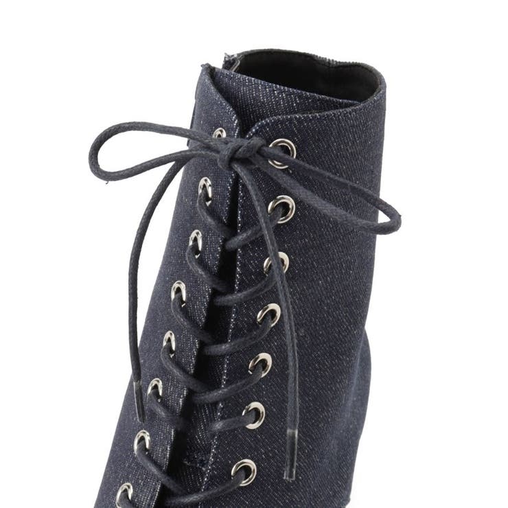 【ラク盛り／ショートブーツ】リピーター続出／脚長美脚 厚底レースアップブーツ | ESPERANZA | 詳細画像25 