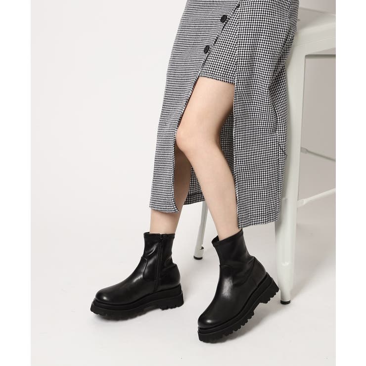 【急な雨にもOK】厚底トラックソールショートブーツ | ESPERANZA | 詳細画像20 