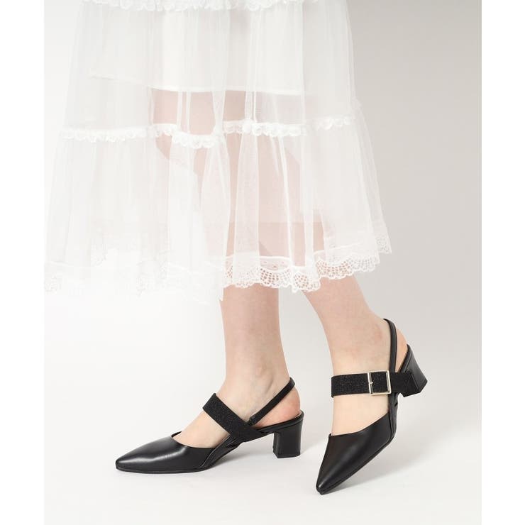 スリングバックミュールパンプス | ESPERANZA | 詳細画像34 