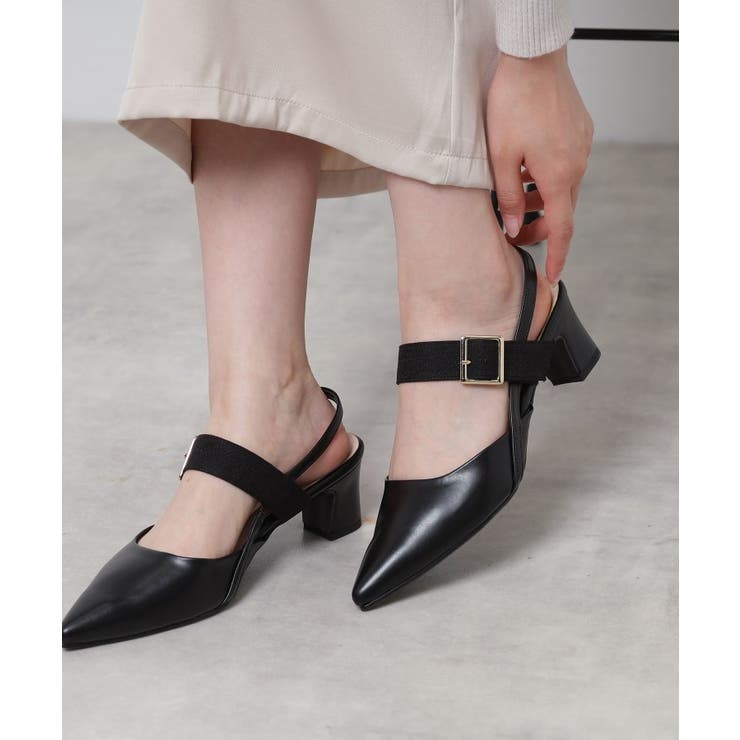 スリングバックミュールパンプス | ESPERANZA | 詳細画像42 