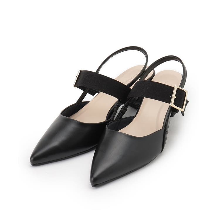 ブラック(319) | スリングバックミュールパンプス | ESPERANZA