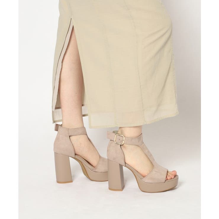 Tストラップスクエアサンダル | ESPERANZA | 詳細画像17 