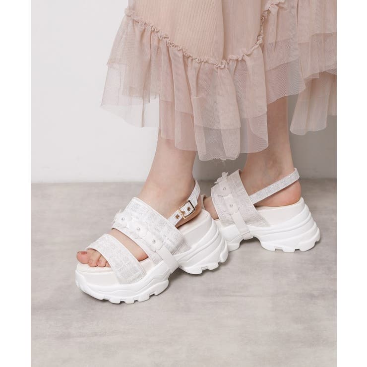 ツイード風フラワーベルトスポサン | ESPERANZA | 詳細画像18 