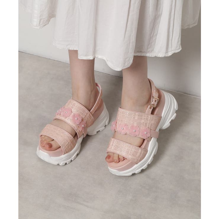 ツイード風フラワーベルトスポサン | ESPERANZA | 詳細画像23 