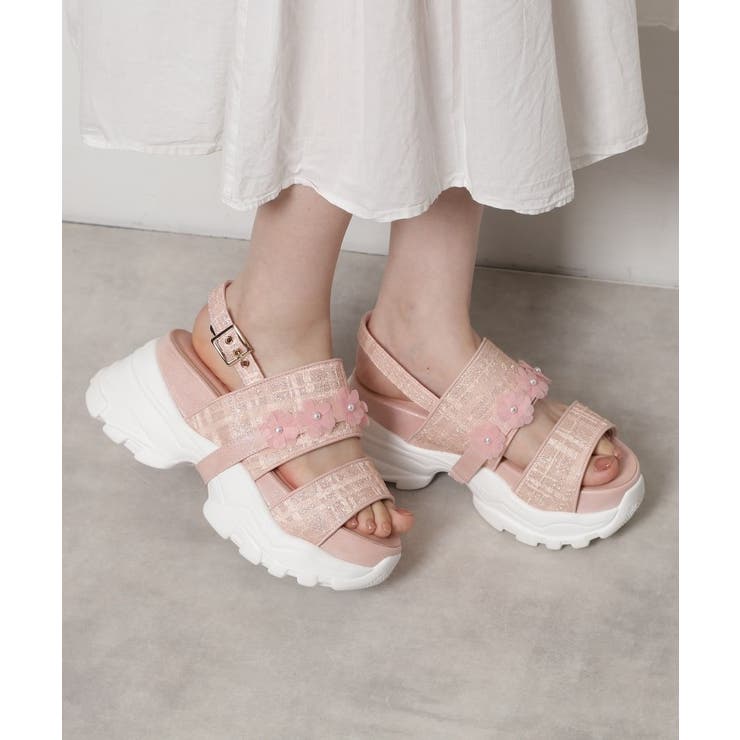 ツイード風フラワーベルトスポサン | ESPERANZA | 詳細画像24 