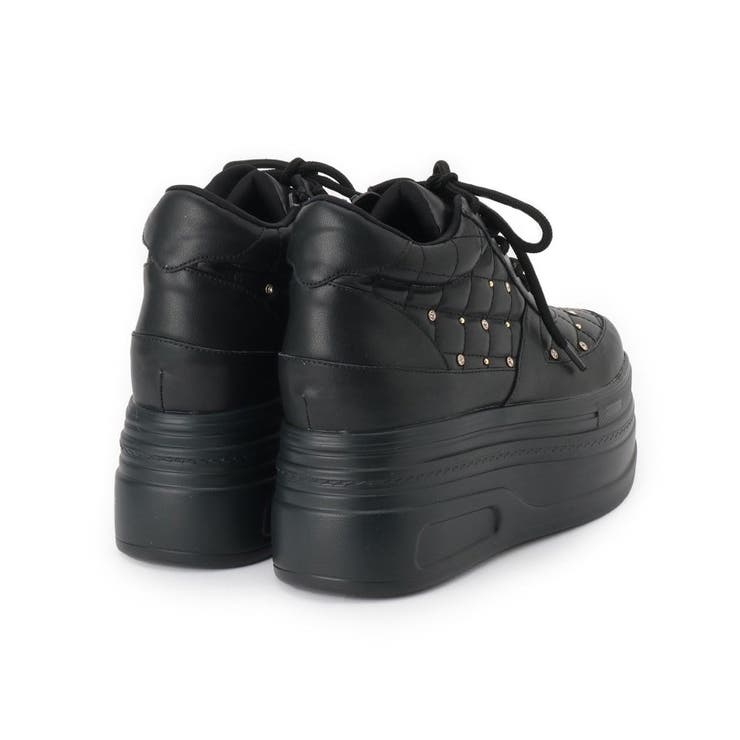 きゅんフィット厚底フラットキルティングスタッズスニーカー | ESPERANZA | 詳細画像16 