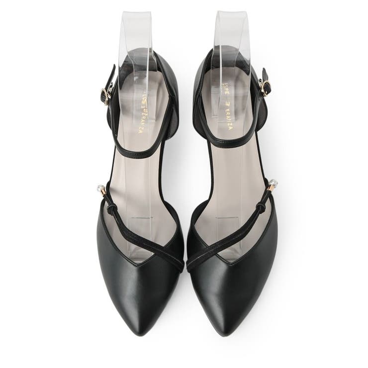 ポインテッドトゥパール調付きセパレートパンプス | ESPERANZA | 詳細画像17 