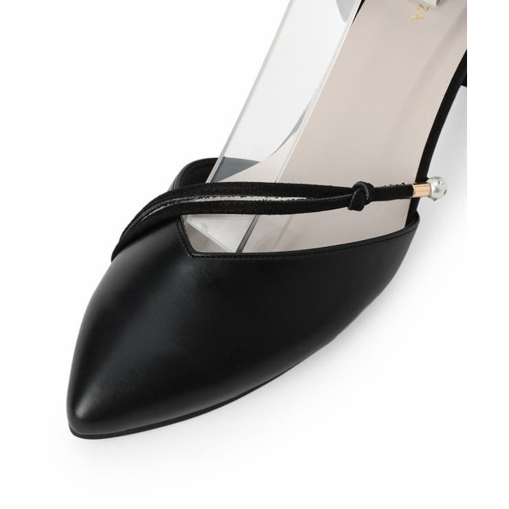 ポインテッドトゥパール調付きセパレートパンプス | ESPERANZA | 詳細画像19 