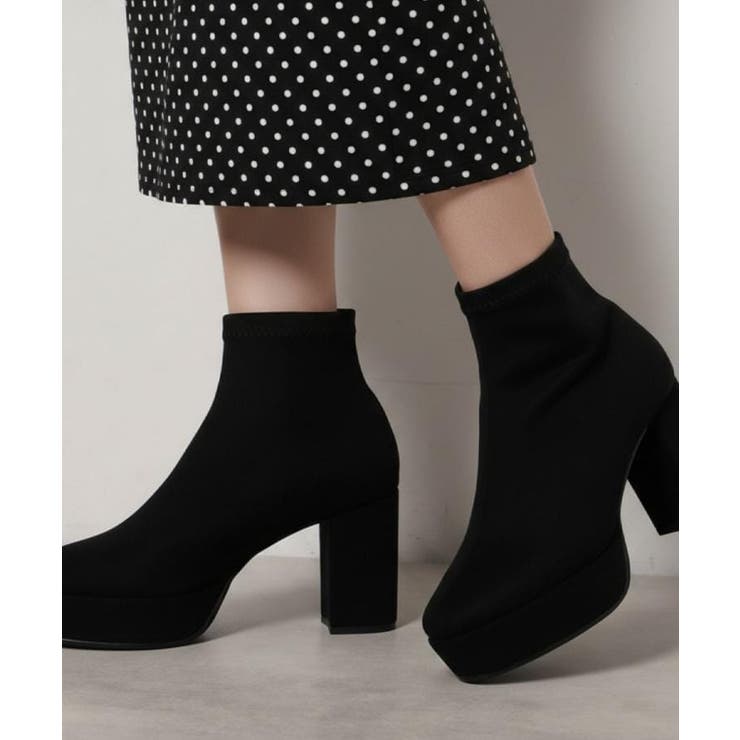 ブラック(119) | ゆる傾斜ショートブーツ | ESPERANZA