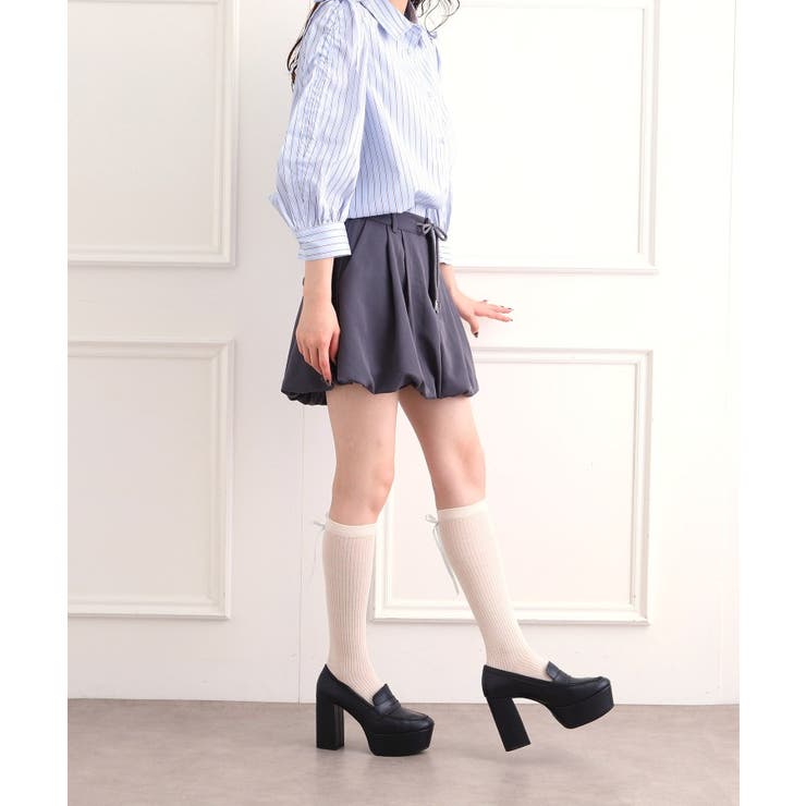 【ラク盛り/約12㎝】ラク盛り厚底ローファー | ESPERANZA | 詳細画像6 