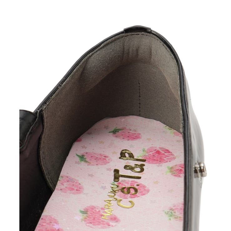 キラキラハートバックルらくちんウエッジ厚底パンプス | ESPERANZA | 詳細画像11 