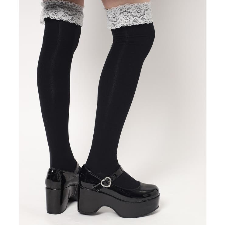 キラキラハートバックルらくちんウエッジ厚底パンプス | ESPERANZA | 詳細画像36 