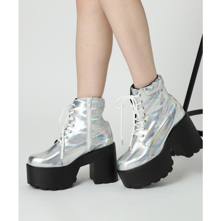 厚底レースアップブーツ | ESPERANZA | 詳細画像21 