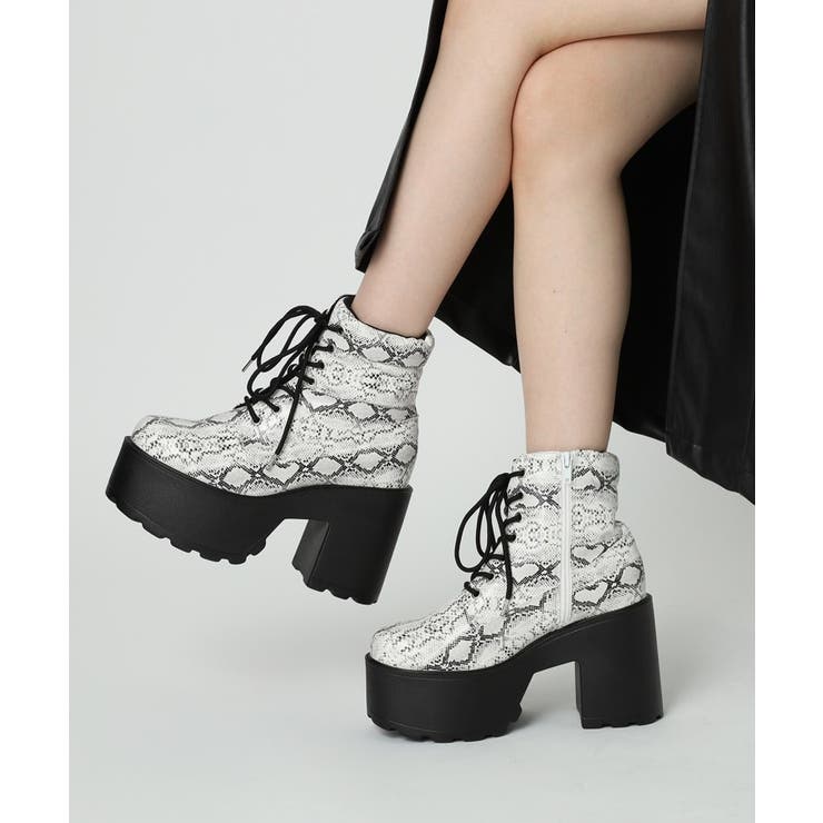 厚底レースアップブーツ | ESPERANZA | 詳細画像23 