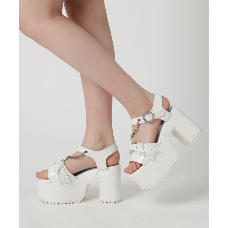 厚底羽つきハートサンダル 24SS | ESPERANZA | 詳細画像17 