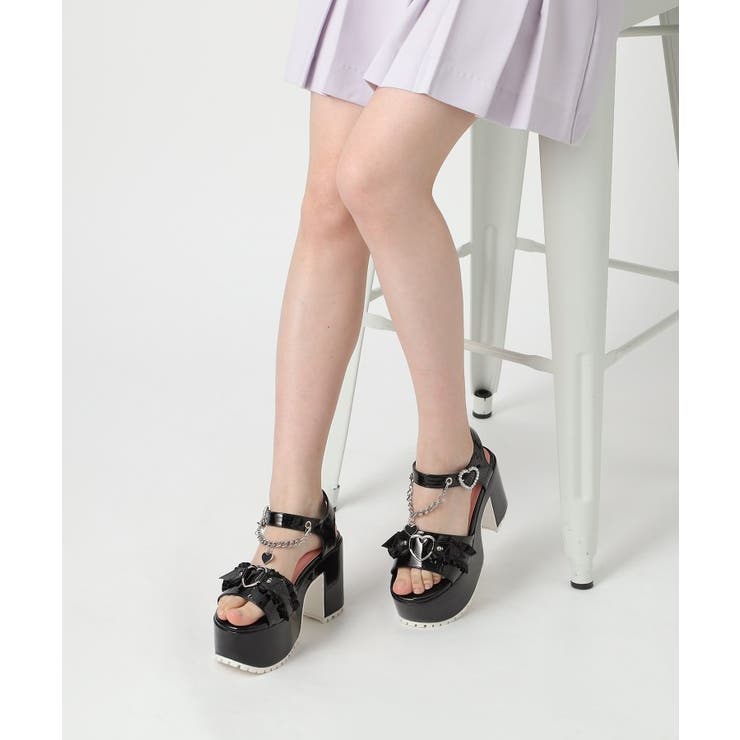 厚底羽つきハートサンダル 24SS | ESPERANZA | 詳細画像22 