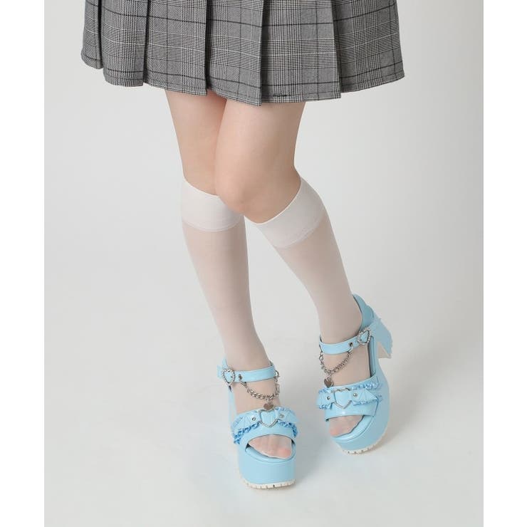 厚底羽つきハートサンダル 24SS | ESPERANZA | 詳細画像29 